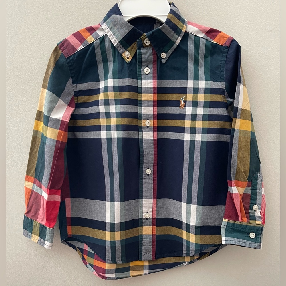 Polo Ralph Lauren Toddler Boy Plaid Shirt